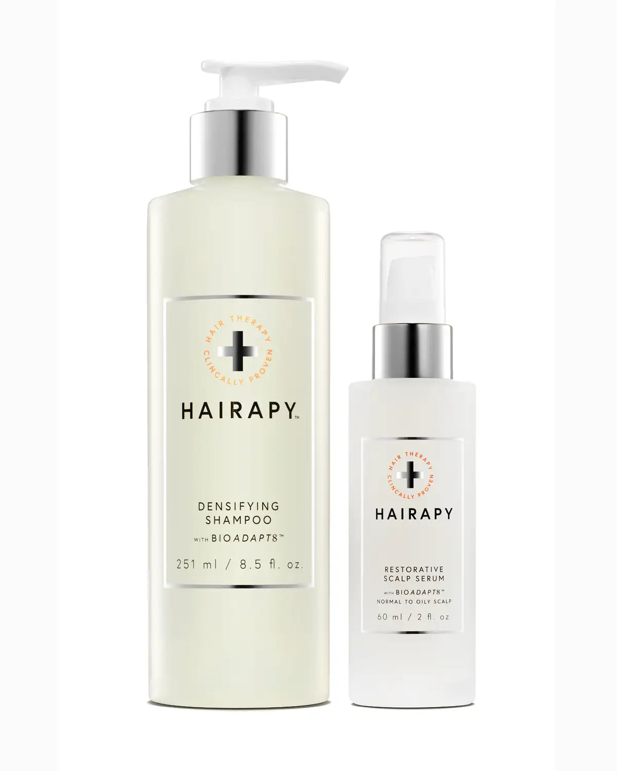 hair thickening shampoo + scalp serum for normal to oily scalp